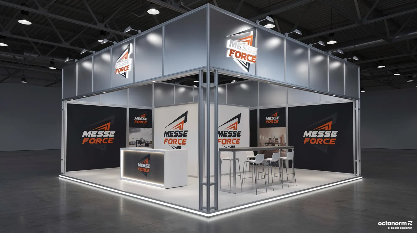 Individueller Messestand mit hochwertiger Tischlerarbeit